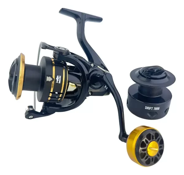 Producto - Reel Frontal Amberjack Drift 7000 Pesca Rio Variada Mar 10kg 6 RULEMANES