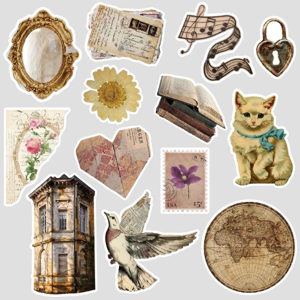 Producto - Plancha de stickers decorativos 029