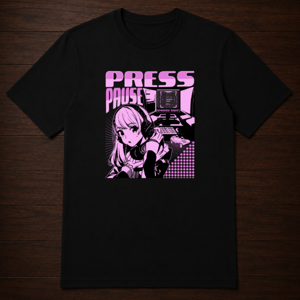 Producto - Remera - Press pause - 0