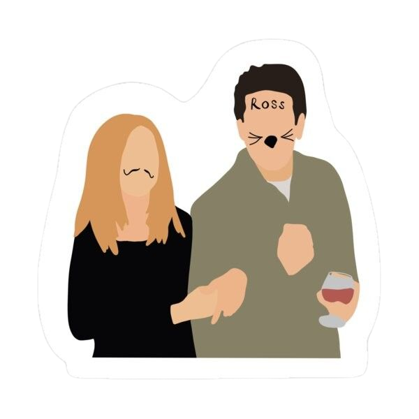 Producto - Sticker Rachel y Ross