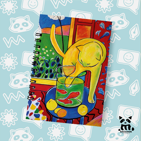 Producto - Cuaderno El Gato con Peces Rojos - Matisse