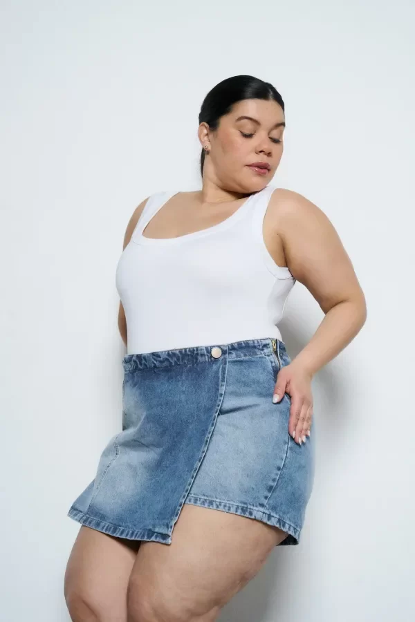 Producto - Short pollera ZION cintura elástica - rígido - 0