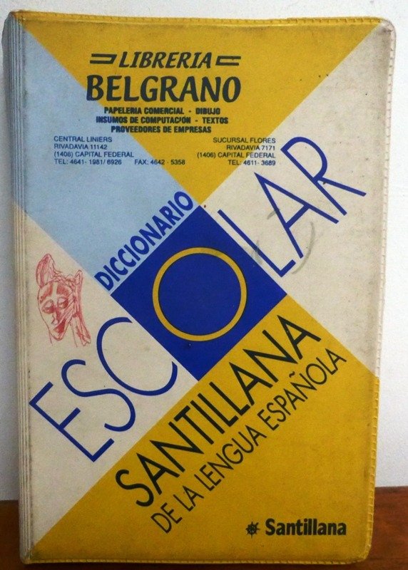 Producto - DICCIONARIO ESCOLAR SANTILLANA DE LA LENGUA ESPAÑOLA - 1994