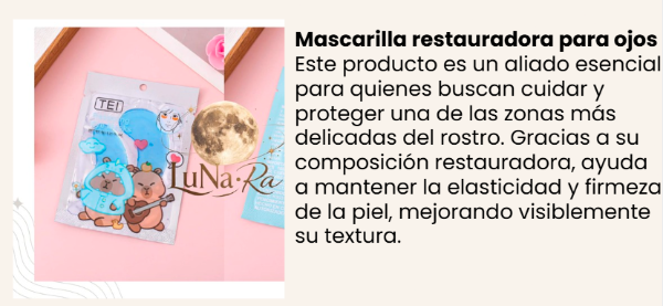 Producto - Mascarilla Hidratante para Contorno de Ojos ARABE (ROSA) - 2