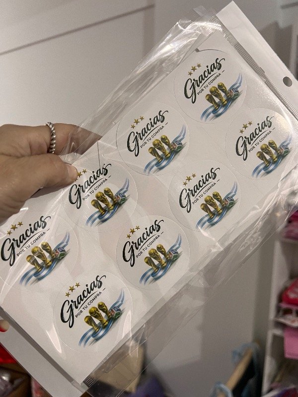 Producto - 8 cierra bolsa sticker argentina