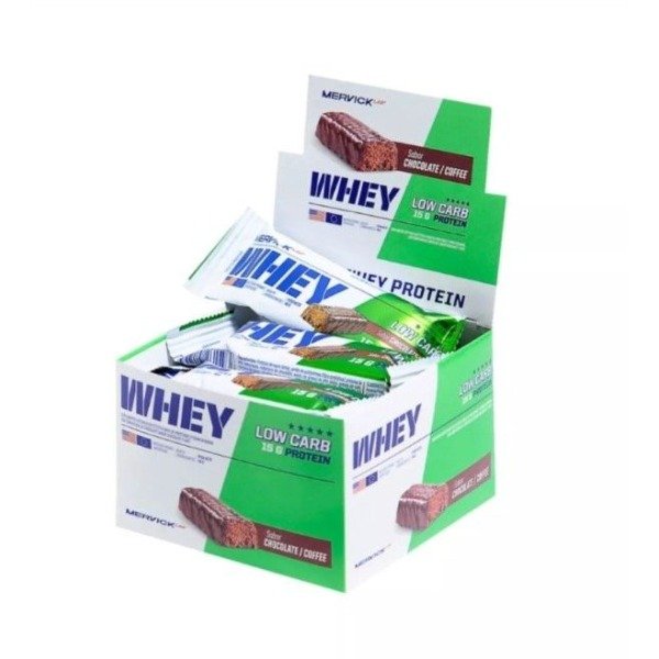 Producto - MERVICK LOW CARB PROTEIN BAR 12 UNIDADES