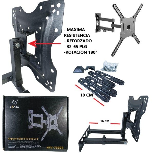 Producto - SOPORTE TV CON BRAZO FLEXIBLE DE 32" A 65"