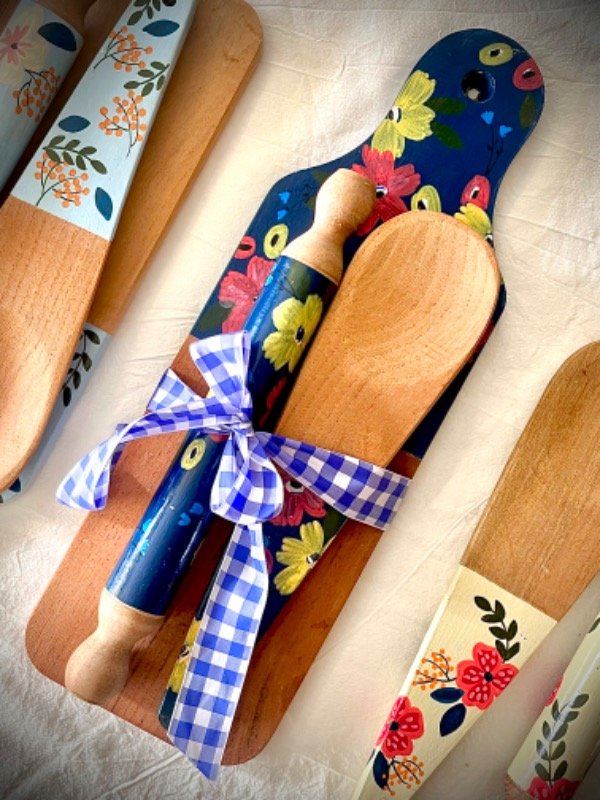 Producto - Set tabla, cucharon y palo de amasar
