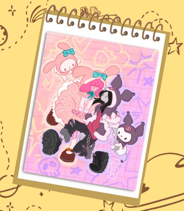 Producto - Print Marceline y Dulce princesa x Kuromi y My Melody