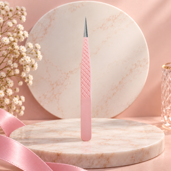 Producto - PINZA PINKE RECTA METAL PARA PESTAÑA B0327