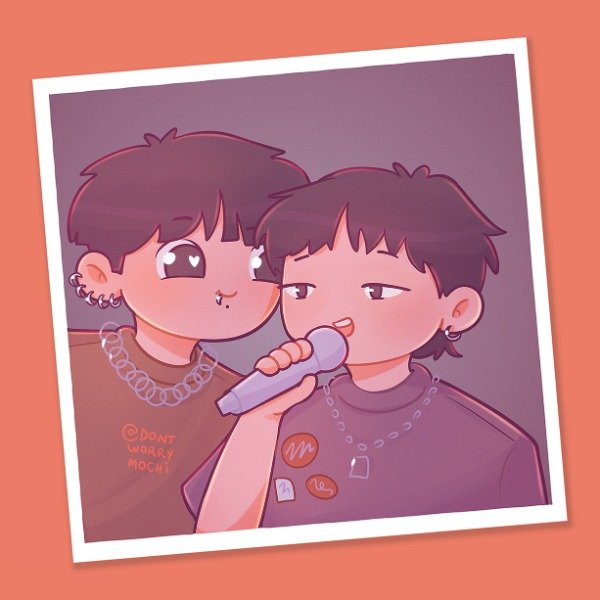 Producto - Postal Jungkook mirando a Yoongi!