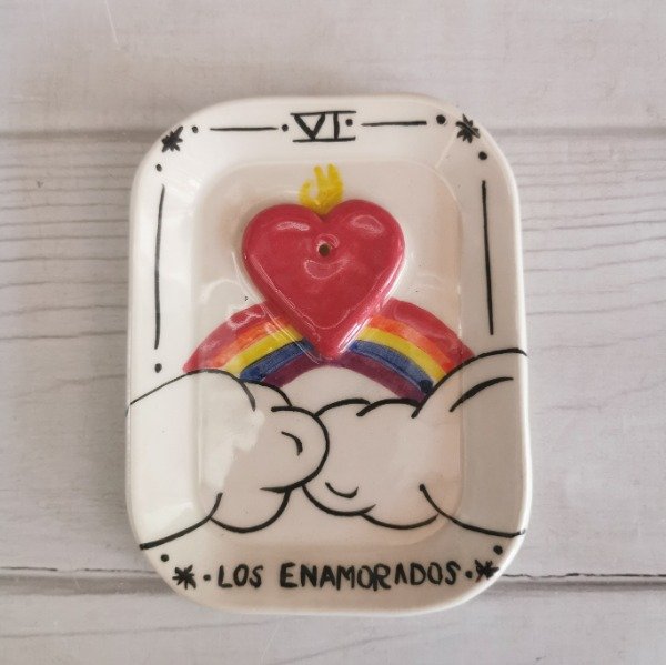 Producto - Portasahumerio Carta tarot Los Enamorados