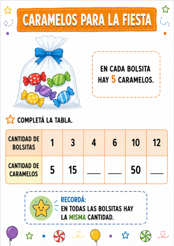 Producto - PROPORCIONALIDAD EN TABLAS: Actividades con apoyo visual - 14