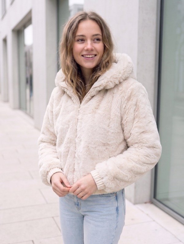 Producto - Campera Vkukou Reversible Natural