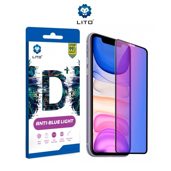 Producto - Vidrio Templado Full Cover D+ Anti Blue Light iPhone 11 Pro Max