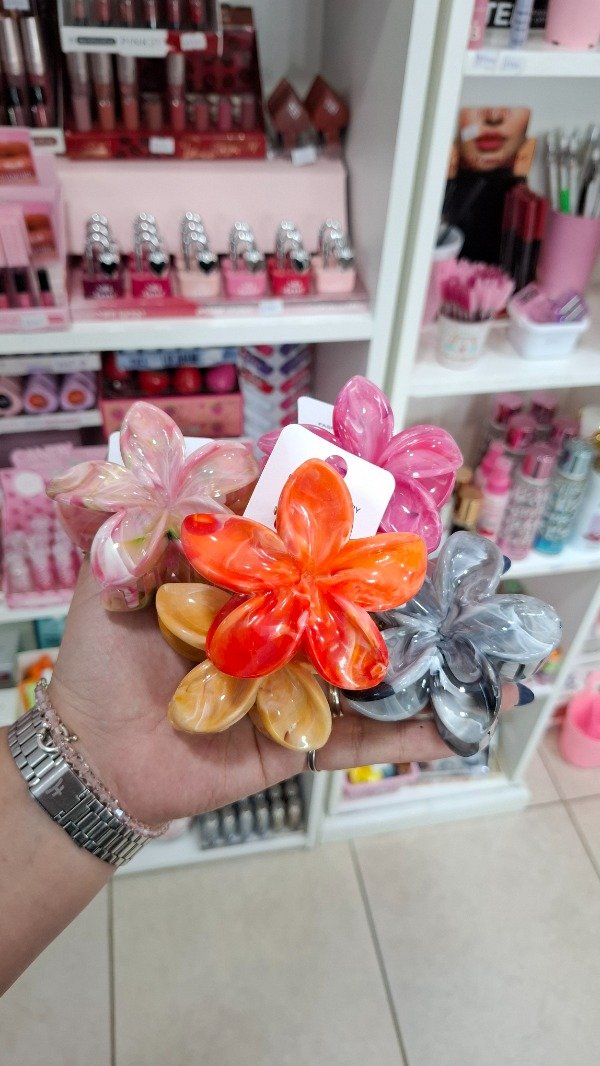 Producto - Hebilla flor hawai color completa