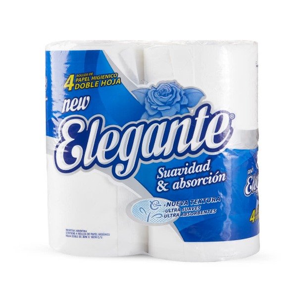 Producto - Papel Higiénico Elegante Doble Hoja x30mts x12 rollos