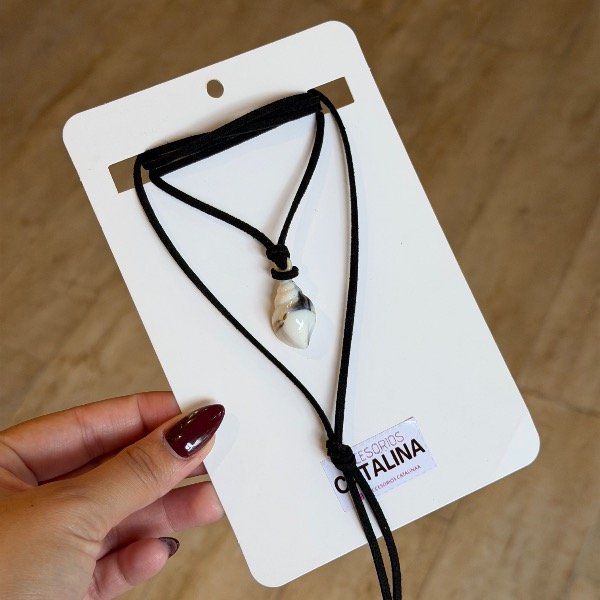 Producto - Chocker negro caracol