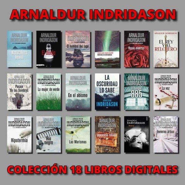 Producto - ARNALDUR INDRIDASON - COLECCION 18 LIBROS