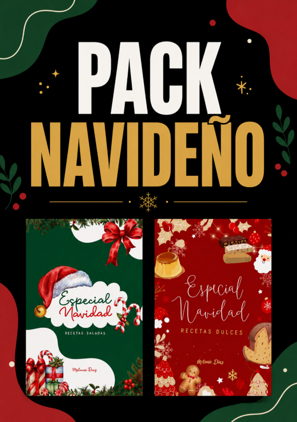 Producto - PACK NAVIDEÑO x2: ESPECIAL NAVIDAD - RECETAS DULCES Y SALADAS