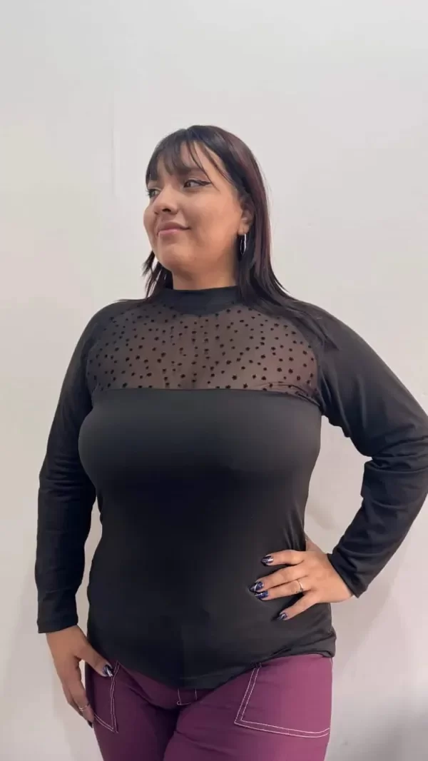 Producto - Remera combinada estrellas (talle 7)