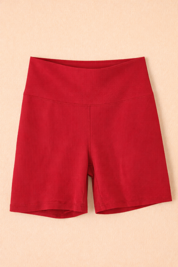 Producto - Calza Corta Roja Textura