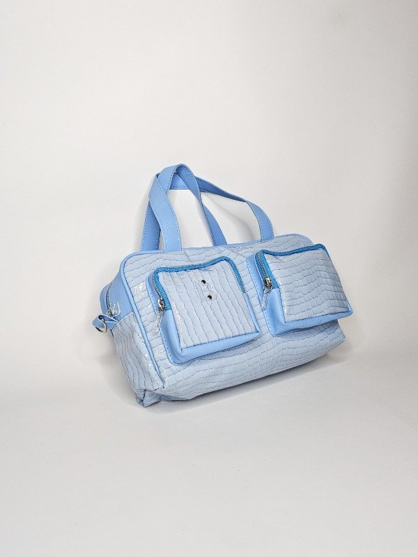 Producto - Bandolera Kleo celeste