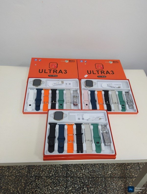 Producto - Smartwatch ultra 3 7 mallas en 1 - 1