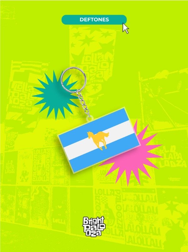 Producto - Llavero Deftones - BRIGHTPALOOZA