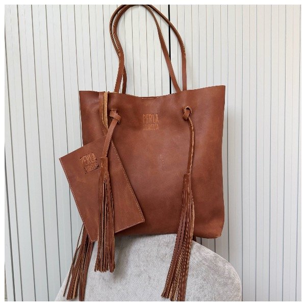 Producto - Maxi Tote con borlas ATENEA suela