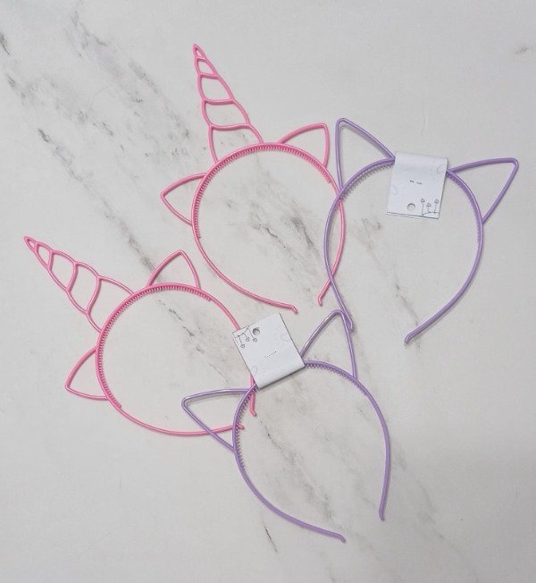 Producto - VINCHA DE NIÑA UNICORNIO / GATO