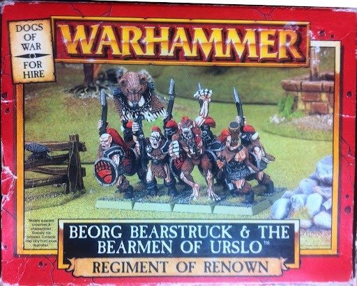 Producto - Dogs Of War Beorg Bearstruck y The Bearmen of Urslo - Regiment of Renown. NUEVO