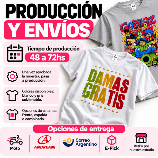 Producto - Remera Sublimada Personalizada - Adulto - 2