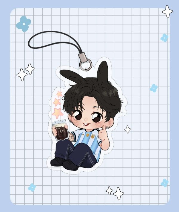 Producto - Phone Charms Acrílico BTS x Argentina - 7