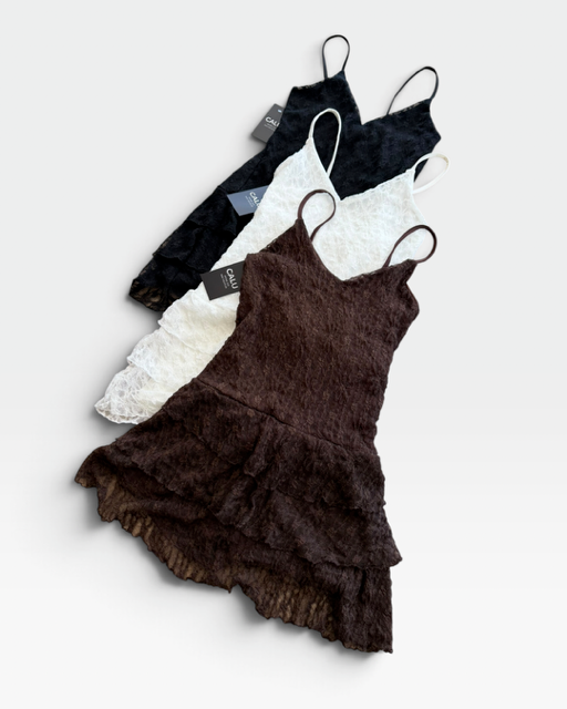 Producto - VESTIDO  CORTO ENCAJE SORA 0772