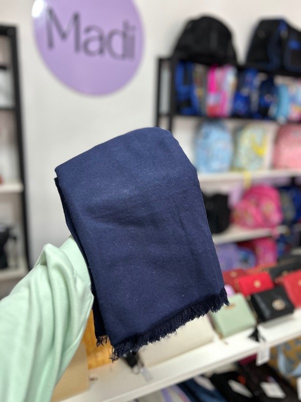 Producto - Ruana lisa azul