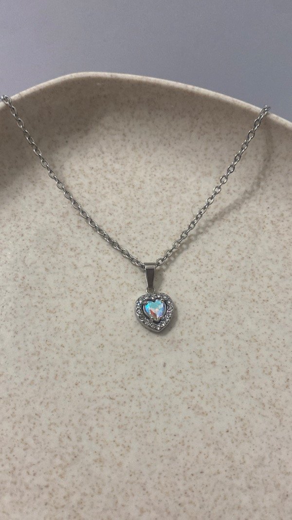 Producto - Co. Mini corazón tornasolado y brillo