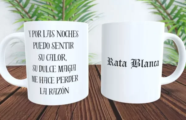 Producto - Taza - Rata Blanca frase 9