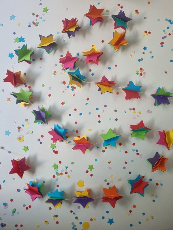 Producto - Guirnalda de estrellas 3D