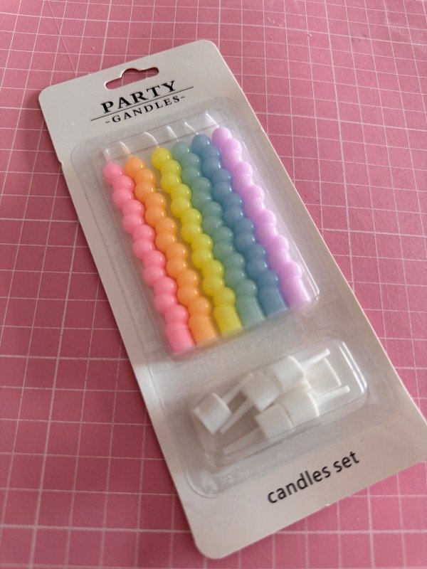 Producto - Velitas bubble pastel