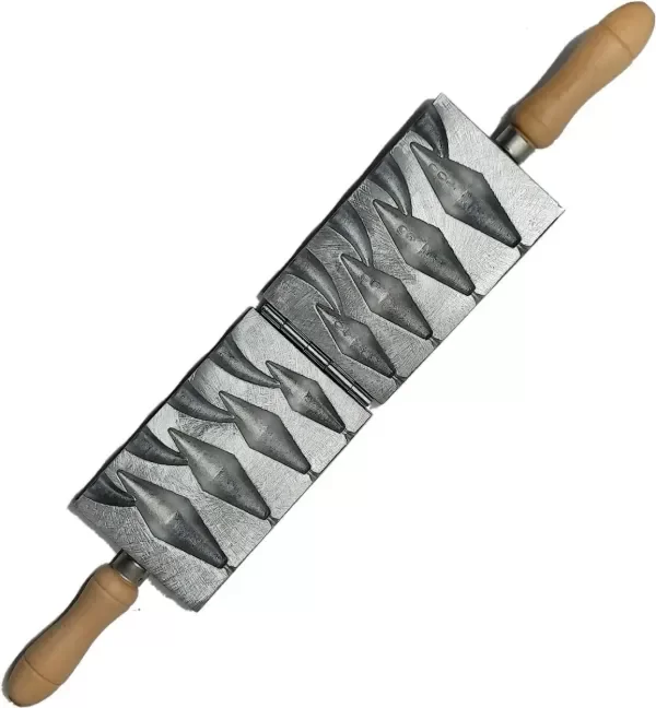 Producto - MOLDE 25 PLOMADAS DOBLE CONO DE 40, 60, 80 Y 100 GRAMOS