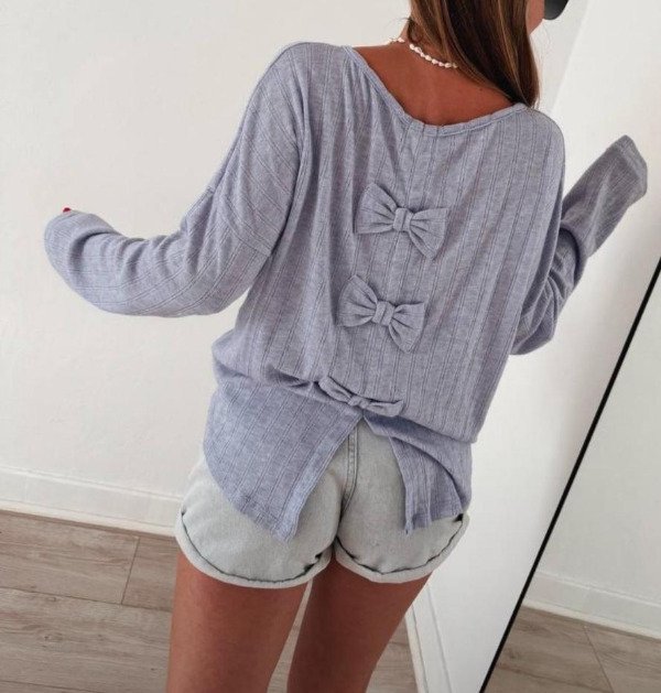 Producto - Sweater moño lavanda