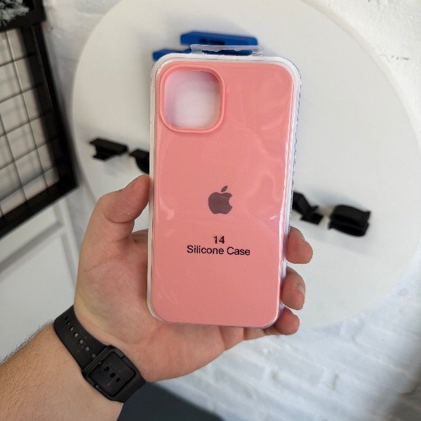 Producto - Silicone Case Rosa Pastel - iPhone 13 iPhone 14
