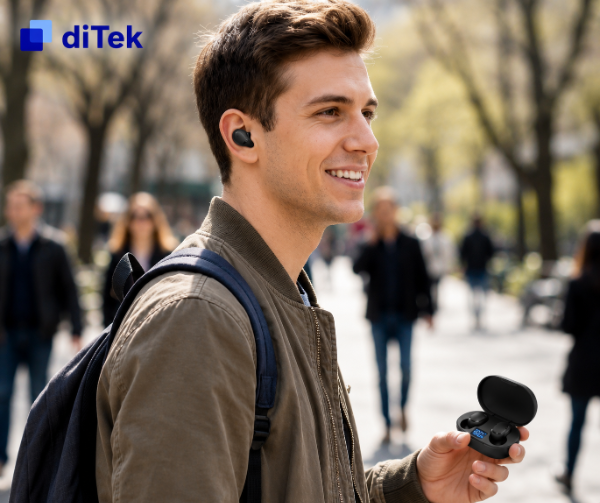 Producto - Auriculares Inalámbricos Bluetooth 5.3 con Pantalla LED - 3