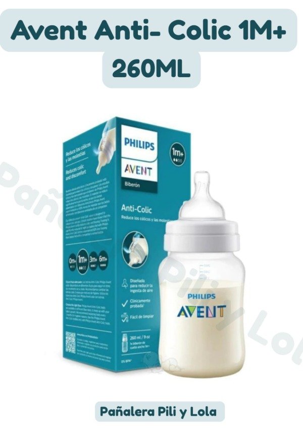 Producto - Mamadera Avent Anti Colic 1M+