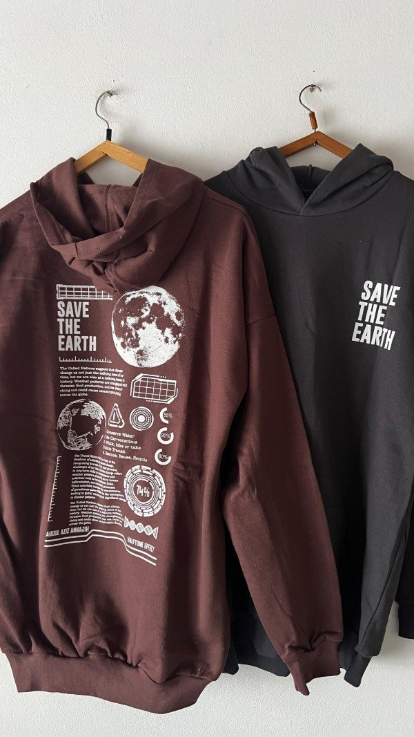 Producto - Buzo over frizado earth