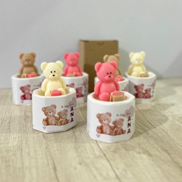 Producto - VELA SOUVENIR PERSONALIZADO OSO 10U