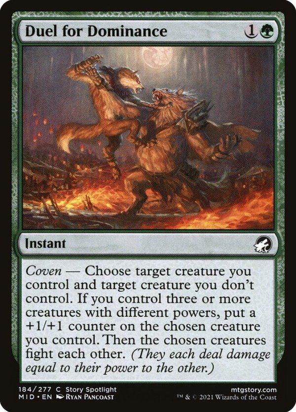 Producto - Duel for Dominance #184  Innistrad: Midnight Hunt
