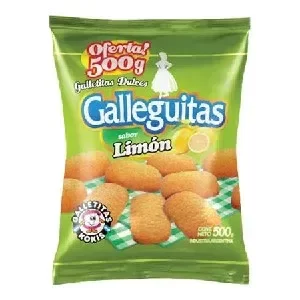 Producto - KOKIS GALLEGUITAS X500G LIMON