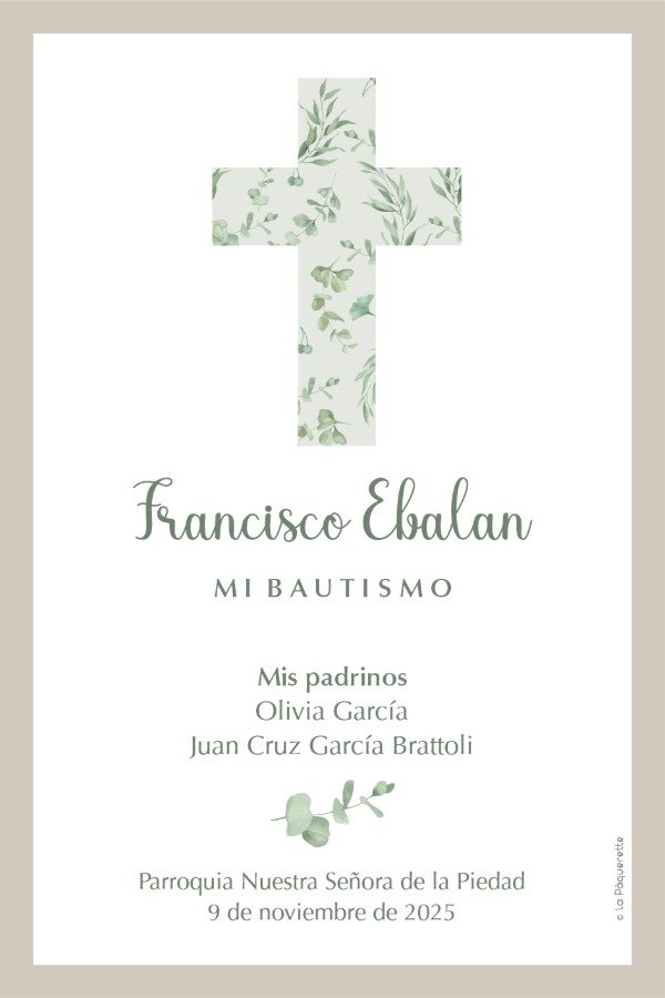 Producto - Estampita Cruz x 25 unidades